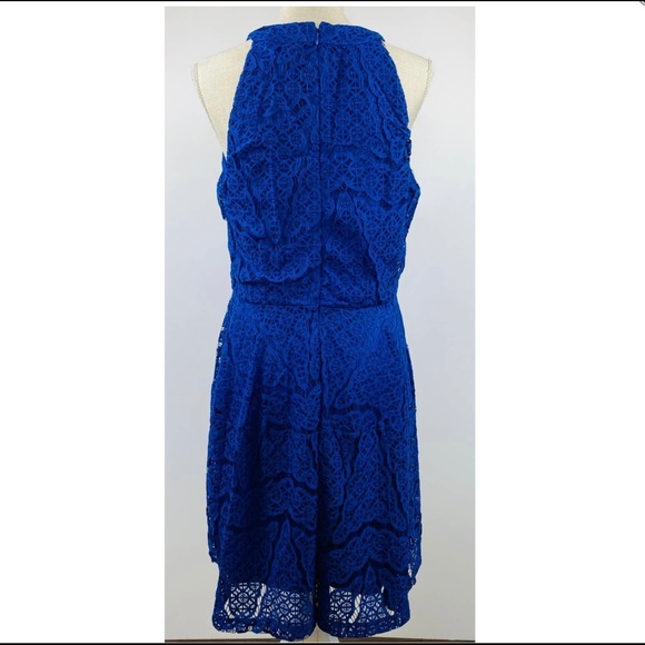 Mossimo Lace Fit and Flare Skater Dress - Uniform Blue - Picture 2 of 6